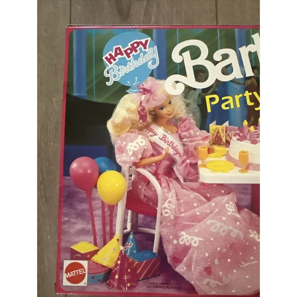 Barbie Birthday Surprise Party Time‎ Gift Set 1990 Mattel #7552 NRFB NIB